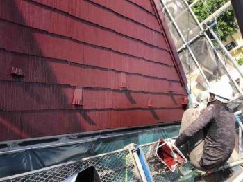 所沢市和ケ原　屋根外壁塗装　ガイソールーフガードフッ素 (3).jpg