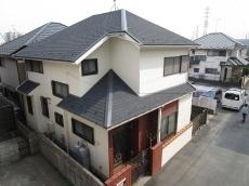 20180824_東京都昭島市 瓦葺き替え・下屋根壁際カット・塗装22.JPG