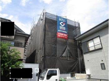 所沢市　屋根補修　外壁塗装　養生作業 (1-2).JPG