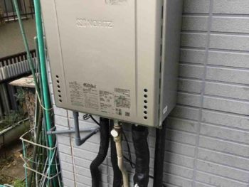 所沢市若狭で給湯器付け替え工事