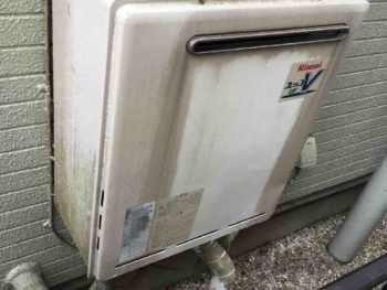 入間市上藤沢でリンナイガス給湯器を設置しました