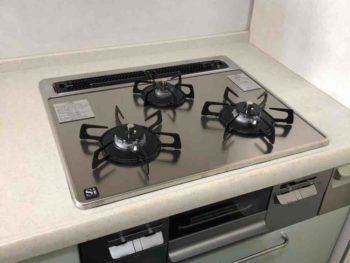 狭山市でノーリツのビルトインコンロを３０００円引きで交換工事！