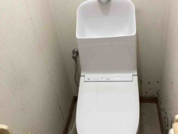 所沢市で長年使ったトイレの交換工事