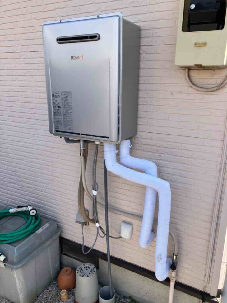 新しい給湯器