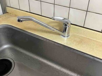 所沢市｜【追加のご依頼！】シンプルで機能的なキッチン水栓の交換工事