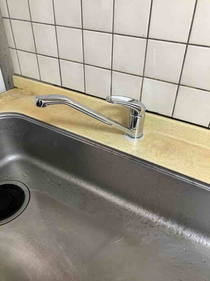 新規のキッチン水栓