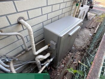 所沢市｜「あれ？故障かも！」壊れた据置型ガス給湯器の交換工事