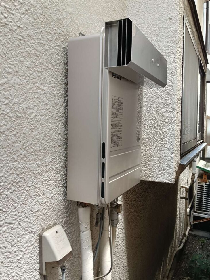 新しい給湯器