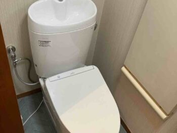 入間市｜トイレ交換と同時に内装も一新！明るいトイレ空間へ