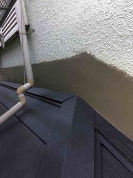 所沢市　屋根葺き替え　外壁塗装リフォーム　下屋根左官補修工事　 (3).jpg