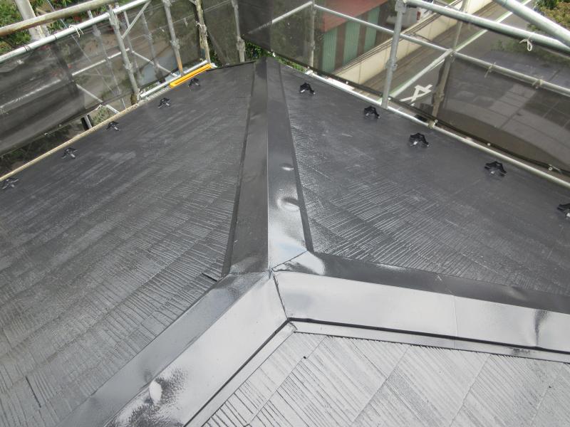 日高市　屋根・外壁・階段塗装　施工後 (15).JPG