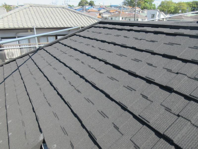 狭山市　屋根カバー、下屋根塗装工事　施工後 (7).JPG